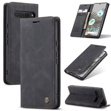CaseMe Smart Magnet FlipCase Google Pixel 7 Pro - Svart