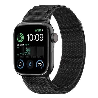 Artic Elastiskt nylon Armband Apple Watch SE 2022 (40mm) - Svart
