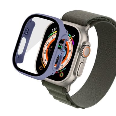 Skal med glasskydd Apple Watch Ultra (49mm) - Ice Sea Blue