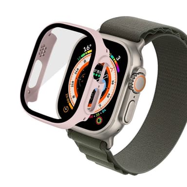 Skal med glasskydd Apple Watch Ultra (49mm) - Rosa