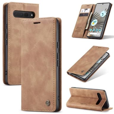 CaseMe Smart Magnet FlipCase Google Pixel 7 Pro - Brun