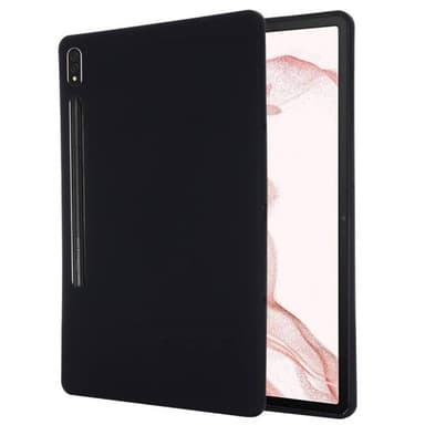 Liquid silikon skal Samsung Galaxy Tab S7 Plus (2020) - Svart