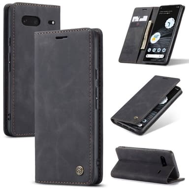CaseMe Smart Magnet FlipCase Google Pixel 7 - Svart