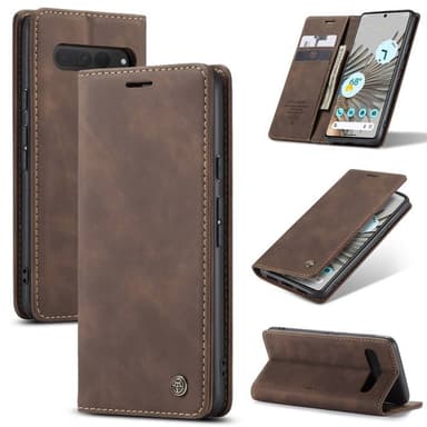CaseMe Smart Magnet FlipCase Google Pixel 7 Pro - Coffee