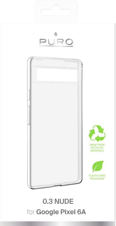 Puro 0.3 Nude Google Pixel 6a skal (genomskinligt)