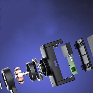 Selfie Stick Gimbal Stabilizer Svart