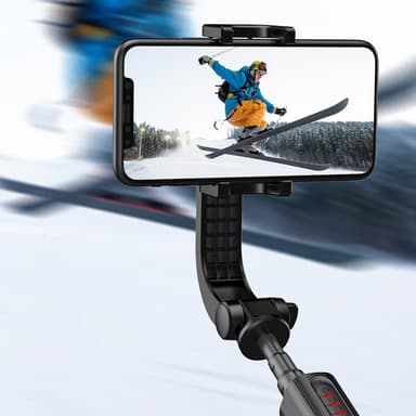 Selfie Stick Gimbal Stabilizer Svart