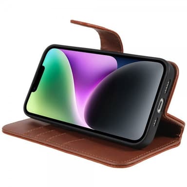 Nordic Covers iPhone 14 Plus Fodral MagLeather Maple Brown