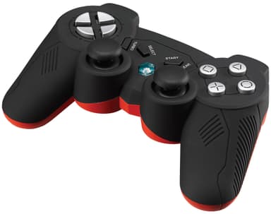 Logik Trådlös handkontroll till PS3 (svart/röd)