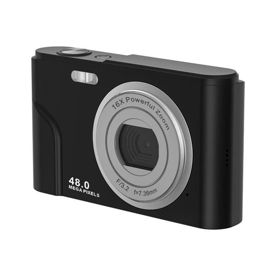 Digitalkamera med 48 MP, HD 1080p och 16x Zoom