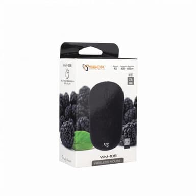 Trådlös Mus WM-106 Blueberry BLACK / WIRELESS