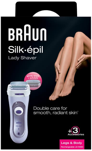 Braun Silk&Soft Ladyshave LS5560 (lila)