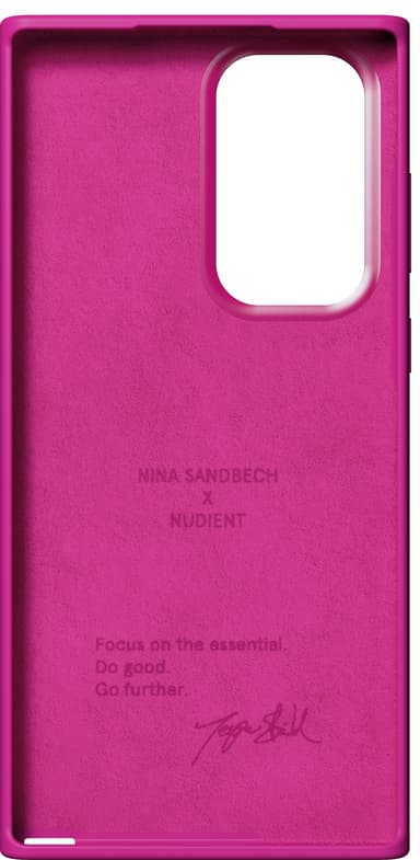 Nudient Bold Samsung S22 Ultra fodral (Nina-rosa)