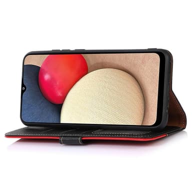 KHAZNEH Plånboksfodral till Google Pixel 7 Pro - Svart/Röd