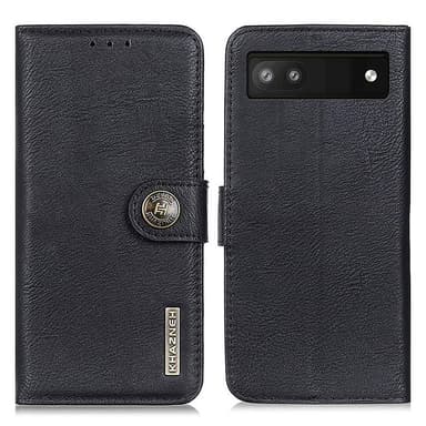 KHAZNEH Plånboksfodral till Google Pixel 6a - Svart