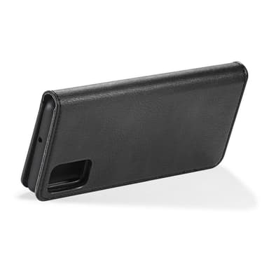 DG.MING Samsung Galaxy A71 Split Läder Plånboksfodral - Svart