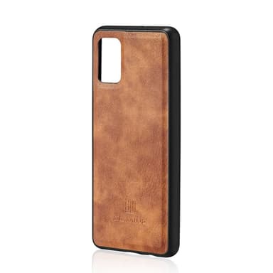 DG.MING Samsung Galaxy A51 Split Läder Plånboksfodral - Brun