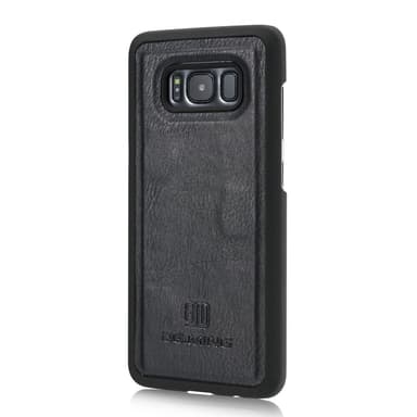DG.MING Samsung Galaxy S8 Split Läder Plånboksfodral - Svart