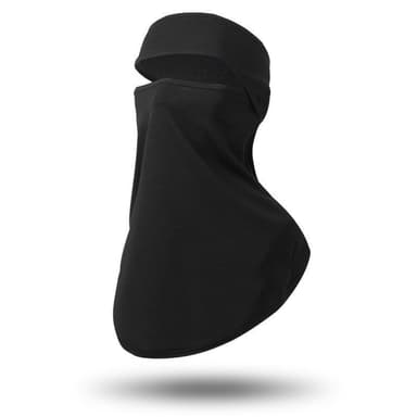 Balaclava Ansiktsmask Vindtät Polyester Svart