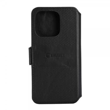 Krusell iPhone 14 Pro Fodral Leather PhoneWallet Svart