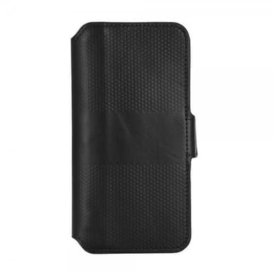 Krusell iPhone 14 Plus Fodral Leather PhoneWallet Svart