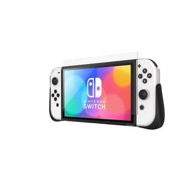 Gear4 Nintendo Switch OLED Skal med Skärmskydd Kita Grip 360 Clear