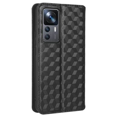Plånboksfodral Rhombus till Xiaomi 12T Pro / Xiaomi 12T - Svart