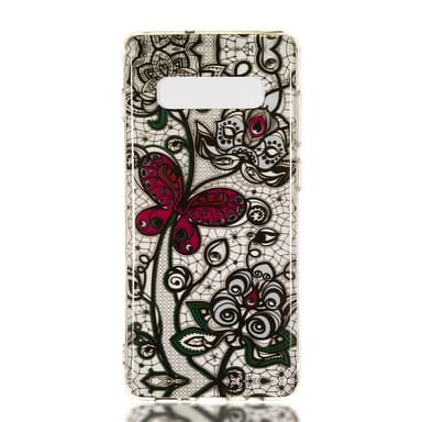 MTK Samsung Galaxy S10+ TPU - Red Butterfly
