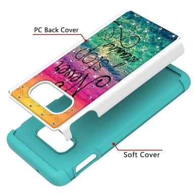 Samsung Galaxy S10e TPU-Skal Armor Extra Tåligt - Quote Never Stop Dreaming