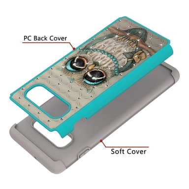 Samsung Galaxy S10+ TPU-Skal Armor Extra Tåligt - Owl