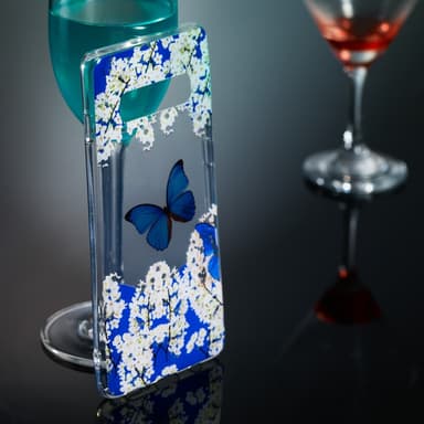 MTK Samsung Galaxy S10+ TPU  - Butterfly and Flower