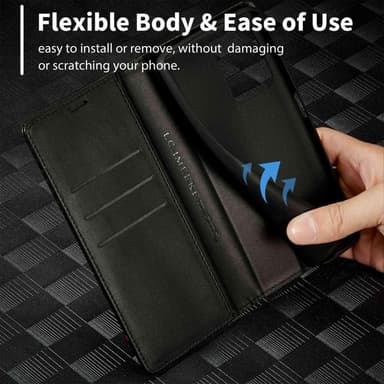 LC.IMEEKE Wallet Case till Xiaomi 12T / 12T Pro - Svart
