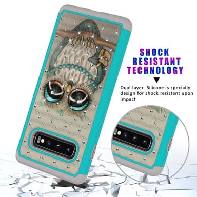 Samsung Galaxy S10+ TPU-Skal Armor Extra Tåligt - Owl