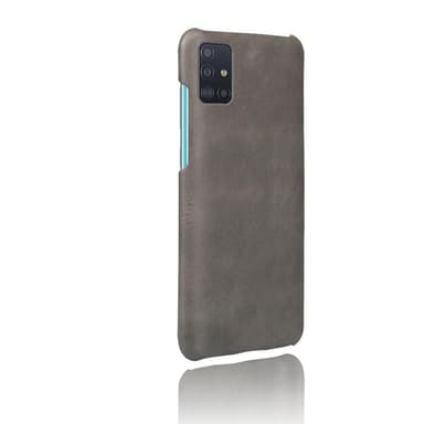 Samsung Galaxy A71 Läder Klätt Skal - Grå