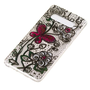 MTK Samsung Galaxy S10+ TPU  - Red Butterfly