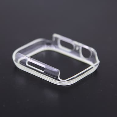 Självlysande fodral med skärmskydd Vit Apple Watch Series 7/8