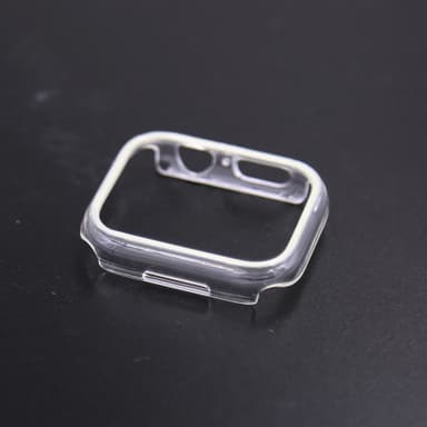 Självlysande fodral med skärmskydd Vit Apple Watch Series 7/8