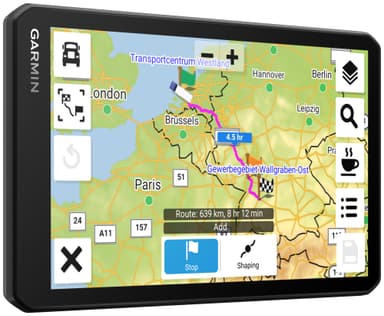 Garmin dēzl LGV710 GPS för lastbil.