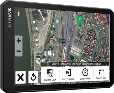 Garmin dēzl LGV710 GPS för lastbil.