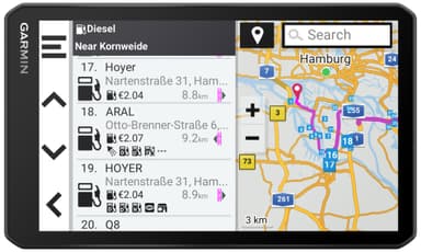 Garmin dēzl LGV710 GPS för lastbil.