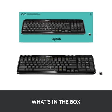 Logitech K360 trådlöst tangentbord