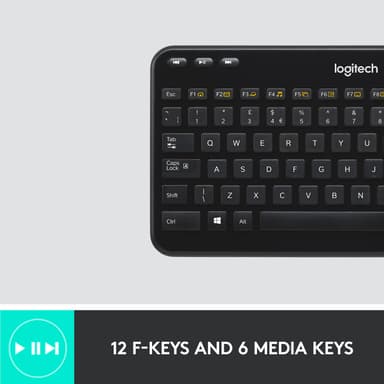 Logitech K360 trådlöst tangentbord