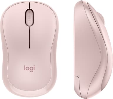 Logitech M220 Silent trådlös mus (rosé)