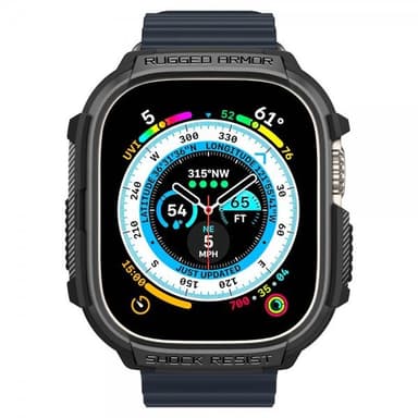 Spigen Apple Watch Ultra Skal Rugged Armor Matte Black
