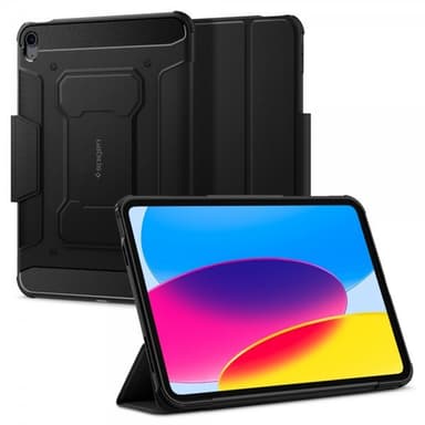 Spigen iPad 10.9 Fodral Rugged Armor Pro Svart