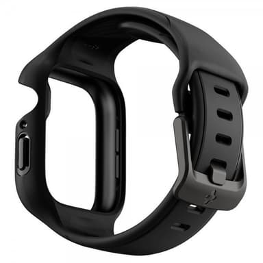 Spigen Apple Watch 45mm Skal med Armband Liquid Air Pro Svart