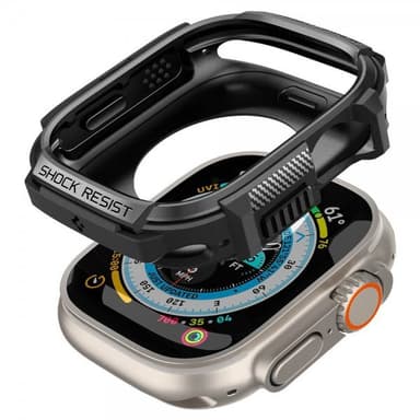 Spigen Apple Watch Ultra Skal Rugged Armor Matte Black