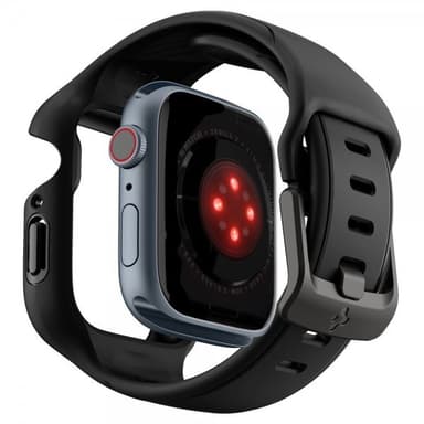Spigen Apple Watch 41mm Skal med Armband Liquid Air Pro Svart
