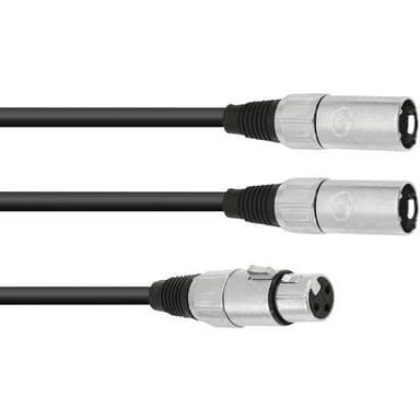 Omnitronic 30225204 XLR Adapterkabel [1x XLR-kontakt