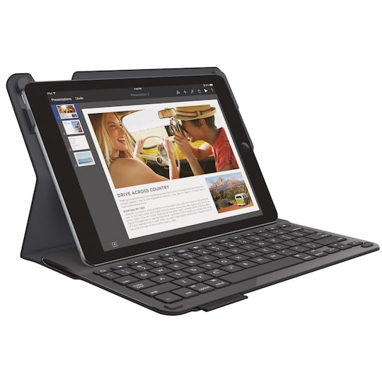 Logitech Type+ Tangentbordsfodral iPad Air 2 (svart)